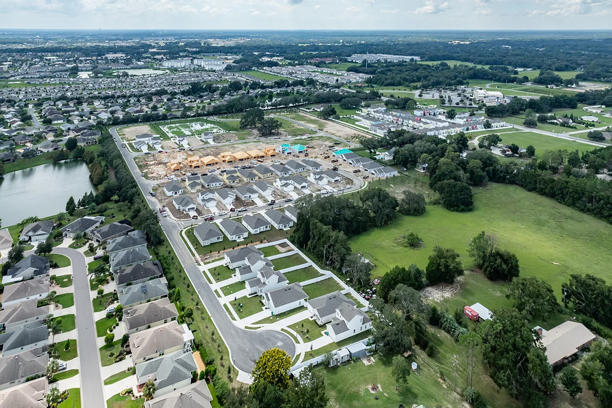 Fenced single-family homes include 3 bedrooms (master-on-main) rentals Wildwood Landing
