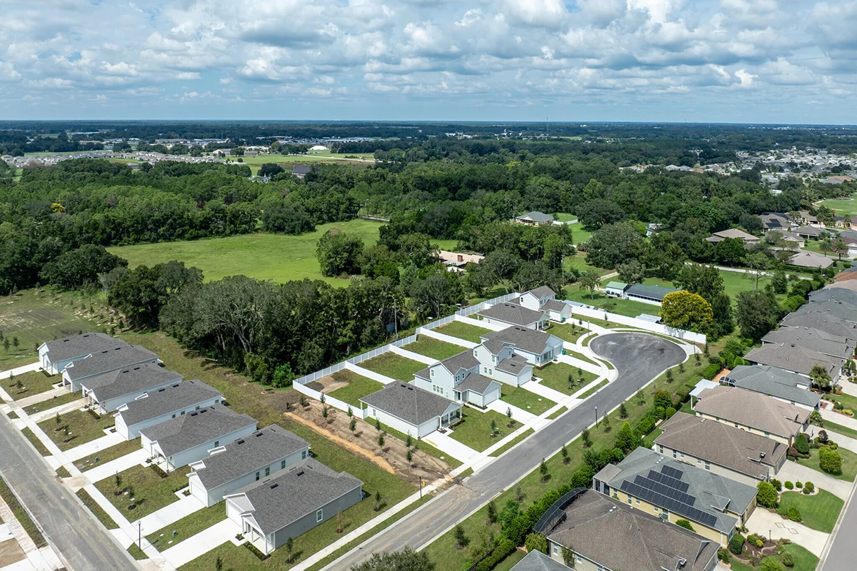 Fenced single-family homes include 3 bedrooms (master-on-main) rentals Wildwood Landing