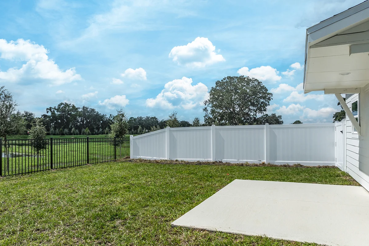 Fenced single-family homes include 3 bedrooms (master-on-main) rentals Wildwood Landing